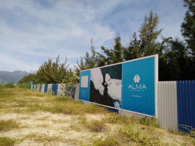 Cơ quan chức năng Khánh Hòa vừa xử phạt Chủ dự án Alma 30 triệu đồng vì chậm tiến độ, vi phạm cam kết đầu tư