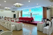 Khung cảnh cuộc đấu giá 4 quyền khai thác khoáng sản làm vật liệu xây dựng thường trên địa bàn tỉnh Hà Tĩnh đợt 1 năm 2024 được tổ chức vào ngày 21/10/2024