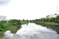 Một đoạn rạch Xuyên Tâm qua quận Bình Thạnh, TP.HCM