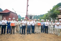Bộ trưởng Trần Hồng Minh đã tới kiểm tra hoạt động thi công Dự án cao tốc Đồng Đăng (Lạng Sơn) - Trà Lĩnh (Cao Bằng)