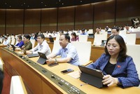 Ngày 9/5, Quốc hội thảo luận về dự thảo Luật Thuế tiêu thụ đặc biệt (sửa đổi)