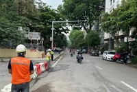 Nhà thầu thi công Dự án đường sắt đô thị đoạn Nhổn - Ga Hà Nội tổ chức phân luồng giao thông
