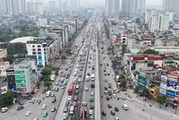 Đường Vành đai 3 nhìn từ trên cao. Ảnh minh họa
