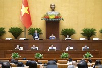 Phó Chủ tịch Quốc hội Nguyễn Đức Hải điều hành phiên họp