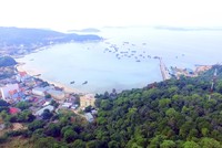 Một góc xã đảo Thanh Lân.