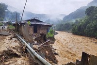 Lũ trên sông tại các tỉnh Bắc Bộ lên cao, có thể đạt đỉnh trên báo động 3. Ảnh minh họa
