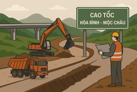 Tập đoàn Sơn Hải trúng gói thầu 545 tỷ đồng thuộc cao tốc Hòa Bình - Mộc Châu. Ảnh: TL