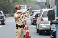 Hà Nội phân luồng tổ chức giao thông trên Quốc lộ 1A. Ảnh minh họa