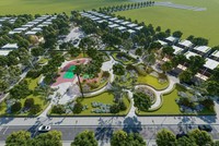 Phối cảnh Khu công viên - thể dục thể thao Mê Linh. Ảnh minh họa