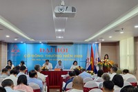 Quảng cảnh cuộc họp ĐHĐCĐ năm 2025 của Licogi 13. Ảnh: Hoàng Việt