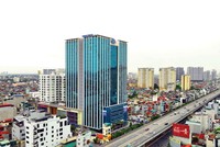 Dự án Tòa văn phòng Vinaconex Diamond Tower Chợ Mơ (Hà Nội) có thể mang về khoảng 200 tỷ đồng lợi nhuận trong năm 2025 cho Vinaconex. Ảnh: Vinaconex