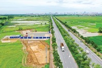 Dự án Đường Vành đai 4 - Vùng Thủ đô có chiều dài 112,8 km, đi qua Hà Nội, Hưng Yên, Bắc Ninh với tổng mức đầu tư khoảng 85.813 tỷ đồng. Ảnh: Lê Tiên