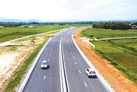 Quốc lộ 45 - Nghi Sơn được đưa vào khai thác tháng 9/2023. Ảnh: Thanh Tùng