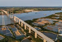Thực trạng cô lập địa lý ở Cần Giờ đang dần thay đổi khi nhiều dự án hạ tầng trọng điểm đang được triển khai và quy hoạch. Ảnh: Internet
