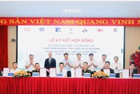 Lễ ký hợp đồng Gói thầu XL04-TAMR Thi công xây lắp công trình Nhà máy Thủy điện Trị An mở rộng