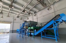 Chuyền ép rác tại trạm trung chuyển rác đầu tiên tại Đà Nẵng