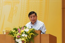 Bộ trưởng Nguyễn Chí Dũng phát biểu tại hội nghị Chính phủ với địa phương. Ảnh VGP