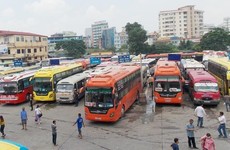 Bến xe Hà Nội đang chuẩn bị cao điểm phục vụ hành khách dịp Tết Nguyên đán 2023. Ảnh minh hoạ: Internet