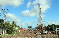 Thi công dự án cao tốc Cao Lãnh - An Hữu