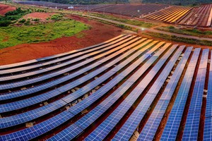 Tổng sản lượng phát của Nhà máy Điện mặt trời Thác Mơ từ năm 2021 - 2024 đạt 316,8 triệu kWh. Ảnh: Minh Lương