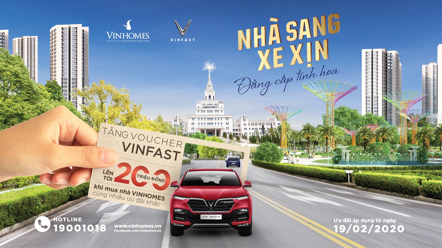 Mua nhà Vinhomes tặng voucher mua xe VinFast có giá trị ...