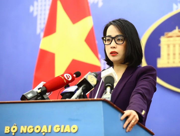 Người phát ngôn Bộ Ngoại giao Phạm Thu Hằng chủ trì Họp báo thường kỳ tháng 1 năm 2024