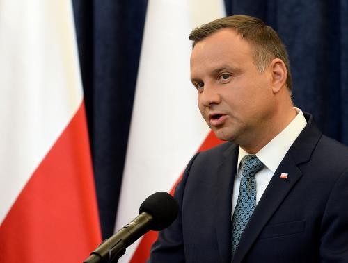 Tổng thống Cộng hòa Ba Lan Andrzej Duda. Ảnh: AFP/TTXVN