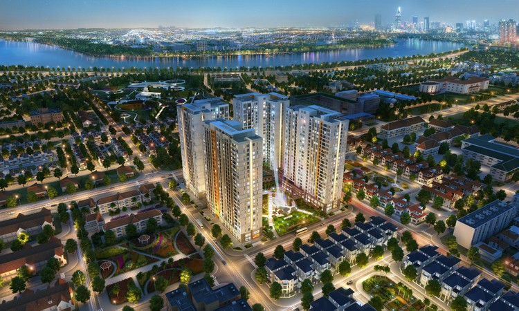 Victoria Village có vị trí đẹp tại phường Thạnh Mỹ Lợi, Quận 2, TP.HCM