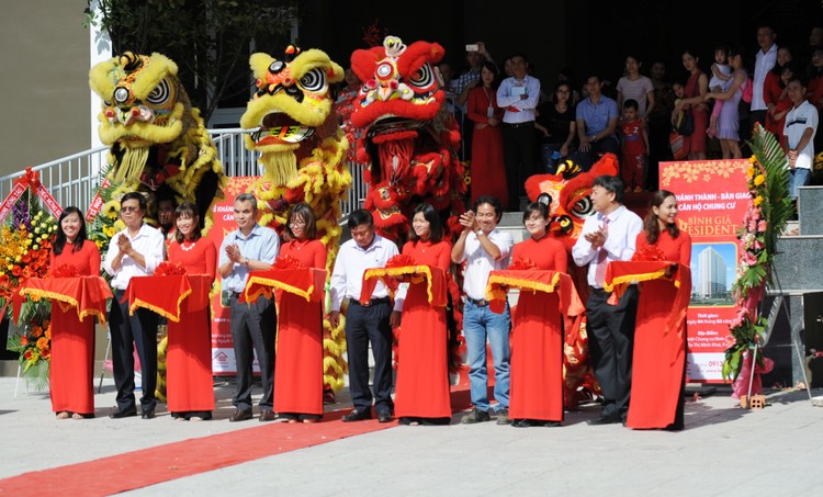 Quang cảnh lễ khánh thành. Ảnh: Ngô Ngãi