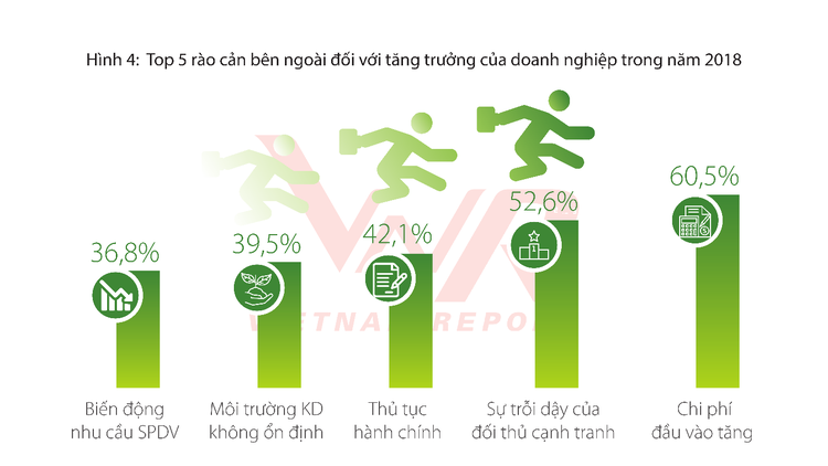 Nguồn: Vietnam Report, Khảo sát các doanh nghiệp FAST500, tháng 02/2018