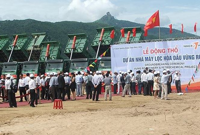 ‘Khai tử’ dự án lọc hóa dầu Vũng Rô 3,2 tỷ USD