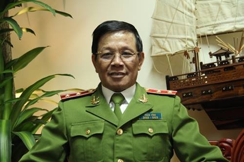 Ông Phan Văn Vĩnh khi làm Tổng cục trưởng Tổng cục Cảnh sát. Ảnh: Công an nhân dân