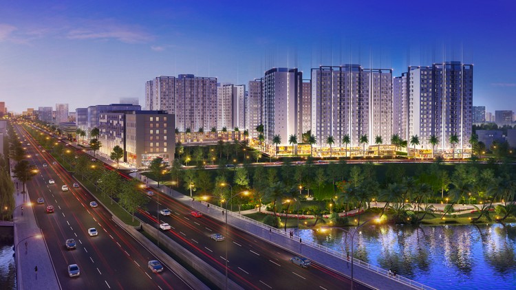 Phối cảnh dự kiến dự án Akari City