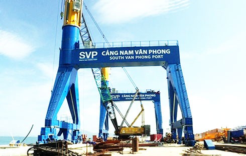 Cảng tổng hợp Nam Vân Phong. Ảnh: Báo Khánh Hòa.