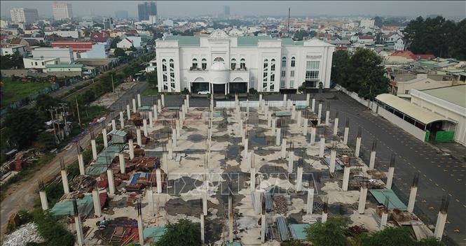  Công trình xây dựng trong khuôn viên 22.000 m2 nhưng chưa được cấp phép.