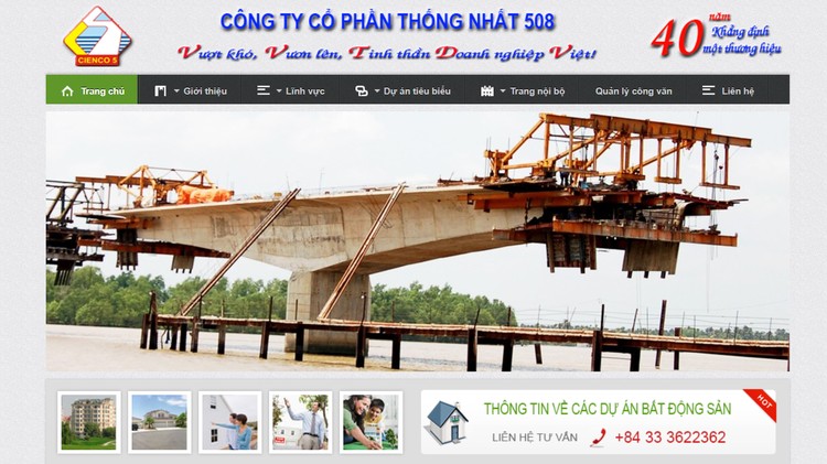 Công ty CP Thống Nhất 508 đứng đầu danh sách nợ thuế với quy mô trên 77 tỷ đồng