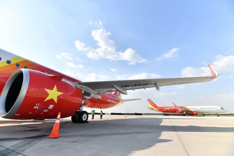 Vietjet đã đón nhận thêm 2 tàu bay A321 mới mang số hiệu VN-A521 và VN-A542