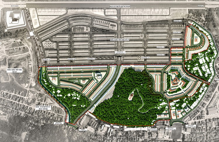 Phối cảnh Dự án Tiểu khu đô thị mới số 24, TP. Lào Cai.