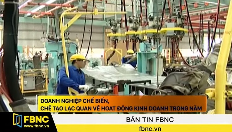 Doanh nghiệp chế biến, chế tạo lạc quan về hoạt động kinh doanh trong năm