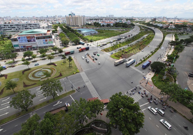 Nhiều nhà phát triển dự án từng có mặt ở khu Đông TP HCM đã dịch chuyển nguồn cung về phía Nam thành phố. Ảnh: Q.H