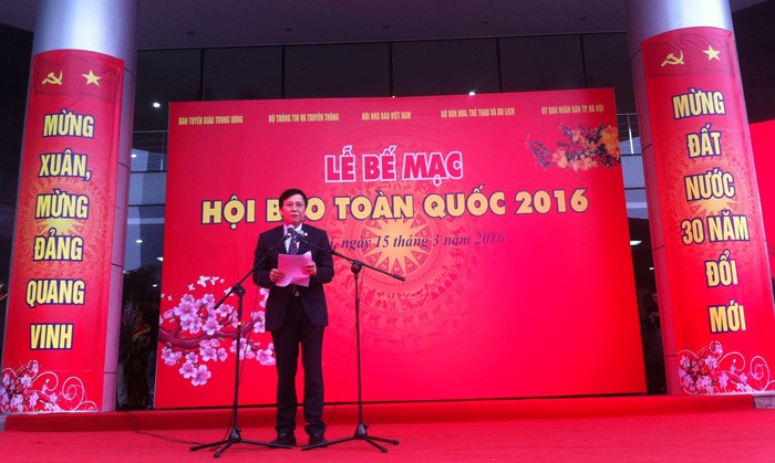 Hội Báo toàn quốc 2016 thu hút sự tham gia của hơn 400 cơ quan báo chí. Ảnh: Lê Tiên