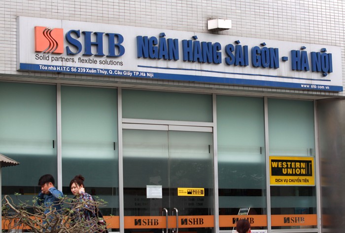 SHB đặt mục tiêu tăng 20% tín dụng trong năm 2016. Ảnh: Nhã Chi