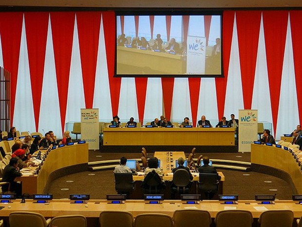 Một phiên họp của ECOSOC. (Nguồn: iisd.ca)