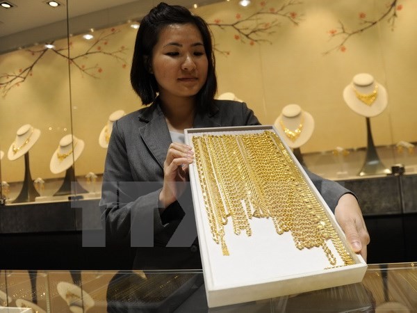 Một cửa hàng kim hoàn ở Singapore. (Nguồn: AFP/TTXVN)