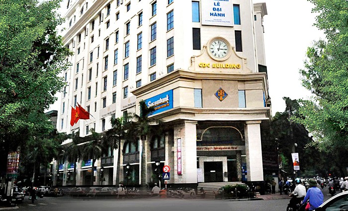 Công ty CP Tư vấn thiết kế và Phát triển đô thị là đơn vị thực hiện dự án CDC Building tại 25 Lê Đại Hành, Hai Bà Trưng, Hà Nội đang nợ hơn 10 tỷ đồng tiền thuế. Ảnh: Ngọc Anh