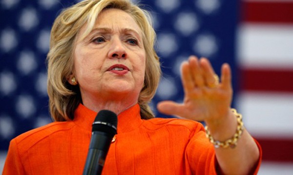 Ứng viên tổng thống đảng Dân chủ Hillary Clinton. Ảnh:AP