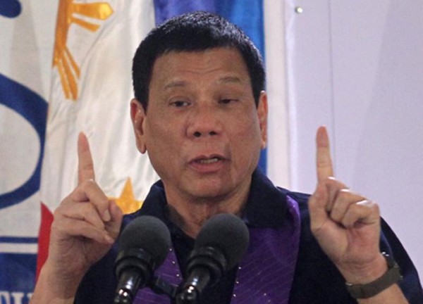 Tổng thống Philippines Rodrigo Duterte. Ảnh:Reuters