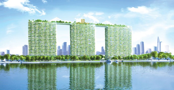 Diamond Lotus Riverside, dự án xanh theo tiêu chuẩn Hoa Kỳ hiếm hoi tại TP.HCM (Ảnh Dự án)