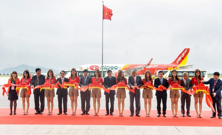 Vietjet cùng lúc khai trương 2 đường bay mới