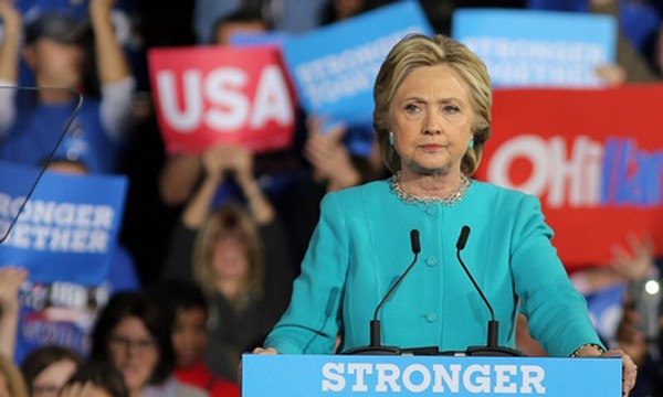 Ứng viên tổng thống đảng Dân chủ Hillary Clinton. Ảnh: Reuters